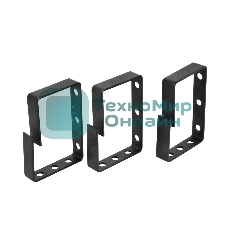 Органайзер кабельный одинарный ЦМО 90x65 мм, 5 штук, черный (СБ-9005-5)