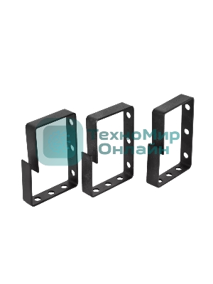 Органайзер кабельный одинарный ЦМО 90x65 мм, 5 штук, черный (СБ-9005-5)