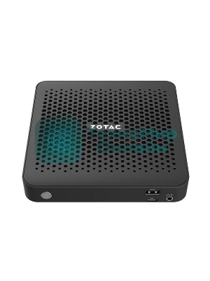 Мини ПК ZOTAC ZBOX MI668, Barebone, Intel i7-1360P, 2x DDR5-5200/4800 SO-DIMM, M.2 SSD SLOT, 2x GLAN, WIFI, BT, USBDRV, DP/HDMI, EU+UK PLUG
