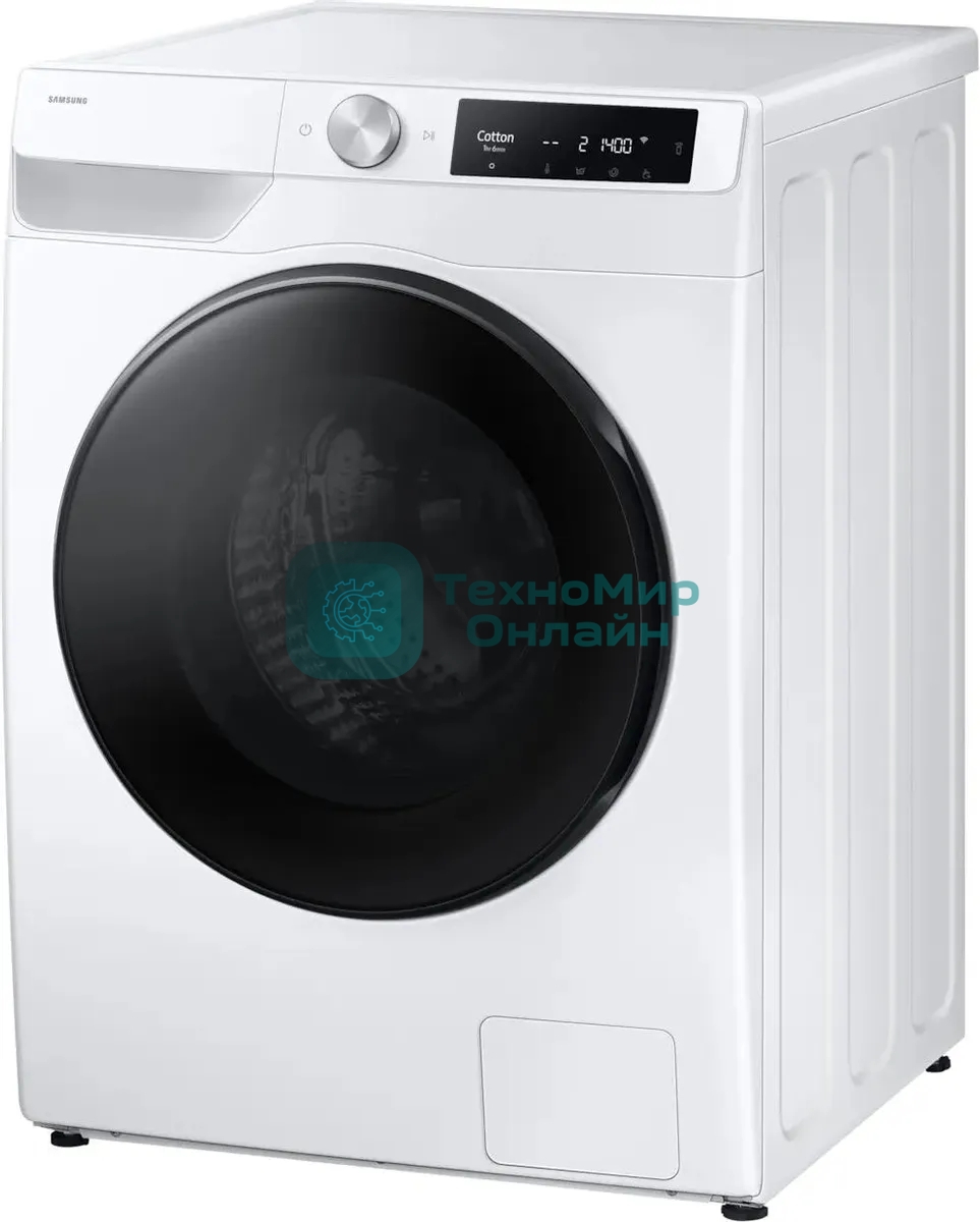 Стирально-сушильная машина Samsung WD11DG6B85BELP белый, загрузка фронтальная 11 кг, 1400 об/мин, класс: A