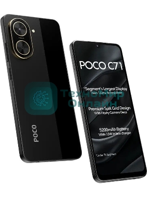 Смартфон POCO C71 RU 4/128Gb черный