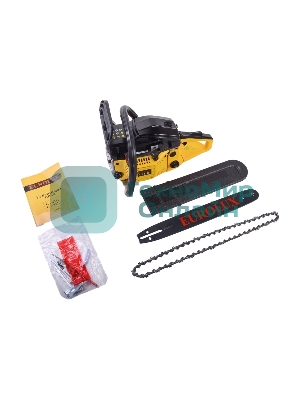 Бензопила Eurolux GS-5220 2400 Вт,Длина шины мм/дюймы 505/20” Объем двигателя см3 52 70/6/8