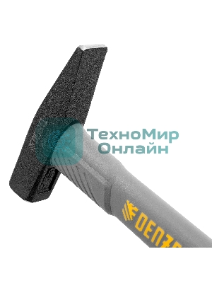 Молоток слесарный Denzel 200 г, кованый, фибергласовая рукоятка c TPR покрытием