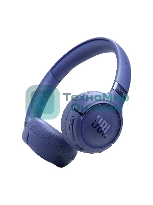 Беспроводные/проводные наушники JBL Tune 680NC синий, накладные, Bluetooth + проводной, адаптивное шумоподавление