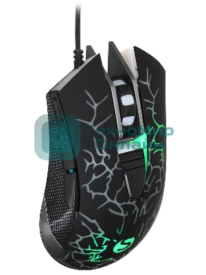 Мышь проводная SunWind SW-M705G черный, 3600 dpi, USB, кнопки - 6