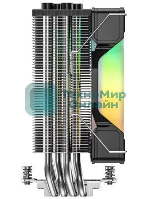 Кулер ID-Cooling SE-214-XT DF ARGB черный 120мм алюминий/медь 1500rpm 27db 4-pin 180W 150мм