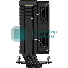 Кулер для процессора Bloody BD-AC205-ARGB1 ARGB черный, 120 мм, алюминий/медь, 1600 об/мин, 26 дБ, 4 pin, 205 Вт, 154 мм
