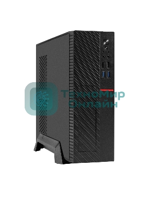 Компьютерный корпус Desktop ExeGate MI-307U2-M350 (mini-ITX/mATX, БП M350 с вент. 8см, 2*USB+2*USB 3.0, HD аудио, черный)