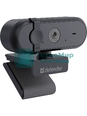 Веб-камера Defender G-lens 2788 UHD 3840x2160, 30 кадр/с, USB, шторка приватности, крепление на мониторе