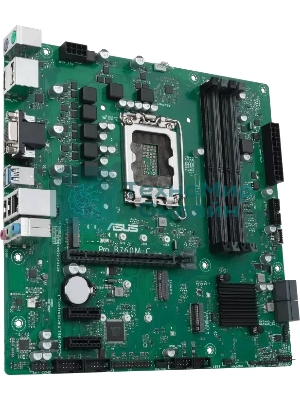 Материнская плата ASUS PRO B760M-C-CSM, LGA 1700, Intel B760, 4xDDR5, 4xSATA, 2xM.2, 1xPCIe 4.0 x16, 2xPCIe 3.0 x1, 1xVGA, 1xHDMI, 2xDP, 1x1Gb LAN, 2xUSB-A 5Gbps, 2xUSB-A 2.0, 3x3.5 мм, 7.1, mATX