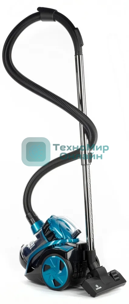Пылесос Eurostek EVC-3001 синий, 400/2200 Вт, уборка сухая, пылесборник контейнер 2.5 л