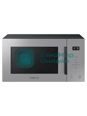 Микроволновая печь Samsung MS23T5018AG/BW серый, 23 л, 800 Вт, переключатели - сенсор