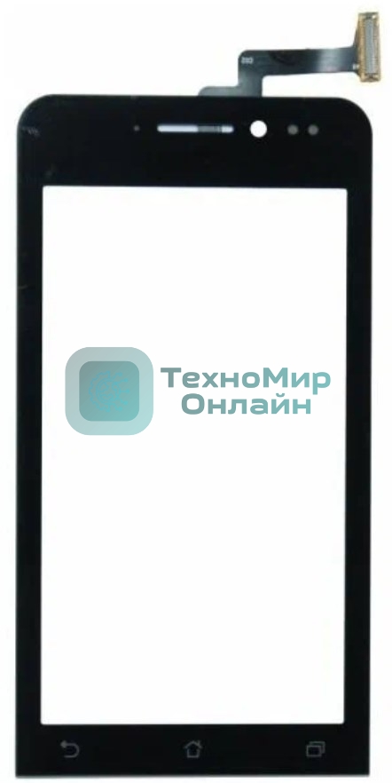Сенсорное стекло (тачскрин) для Asus ZenFone 4 A450CG, черное