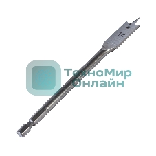 Сверло PATRIOT по дереву перовое 14 мм х 150 мм, 1 шт в блистере