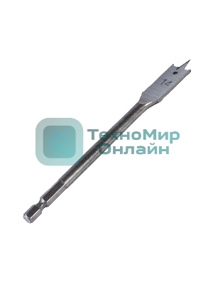 Сверло PATRIOT по дереву перовое 14 мм х 150 мм, 1 шт в блистере