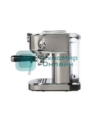 Кофеварка рожковая LEONORD LE-1753 Pro (108136) стальной, исп. кофе - молотый, 1,2 л, 1360 Вт, 20 бар