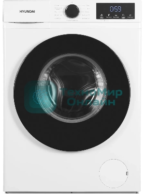 Стиральная машина Hyundai WME8212 класс: A загр.фронтальная макс.:8кг белый инвертер