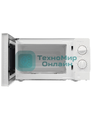 Микроволновая печь ECON ECO-2030M белый 20 л, 700 Вт, переключатели - поворотный механизм