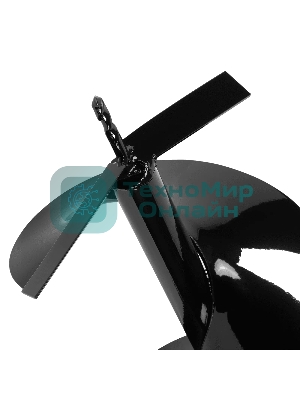 Шнек для грунта Denzel E-250, диаметр 250 мм, длина 800 мм, соединение 20 мм, несъемный нож