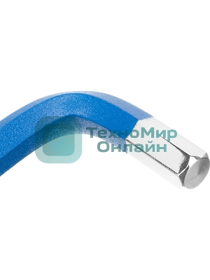 Набор ключей Gross 16400 имбусовых hex 1.5–10мм s2 9шт магнит экстра-длин. с шаром хром/краска