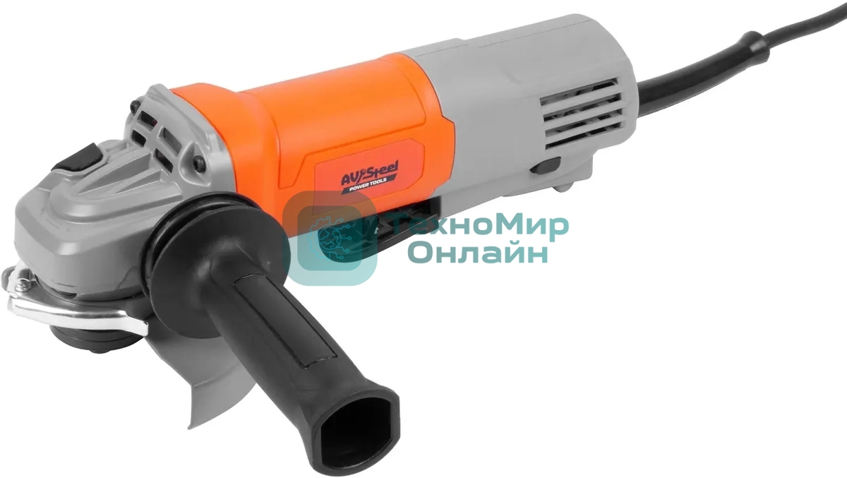 Углошлифовальная машина Av Steel AV-AG 125/1300 S 1300Вт 11000об/мин рез.шпин.:M14 d=115/125мм (AV-962111)