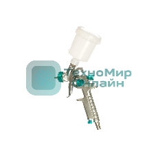 Краскопульт пневматический Stels ag 810 hvlp 57361 гравитационный сопло 0.8мм и 1мм