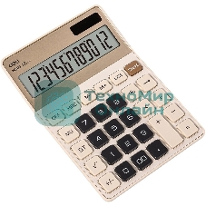 Калькулятор настольный Deli EM309 золотистый 12-разр.