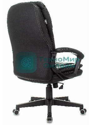 Кресло Бюрократ CH-868N Leather Venge черный, экокожа