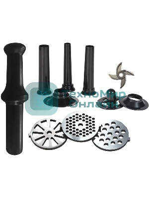 Мясорубка электрическая Hiberg MG 990 Y бежевый, 2000 Вт, 2.0 кг/мин, реверс, защита от перегрузки, насадки - 6