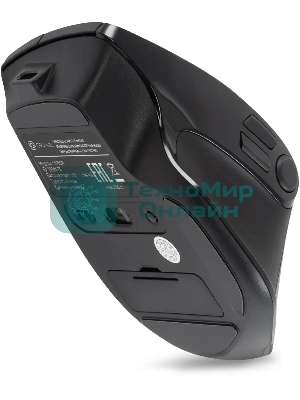 Мышь беспроводная Oklick 502MW черный, 2400 dpi, радиоканал, Bluetooth, USB, кнопки - 9