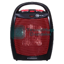 Тепловентилятор Starwind SHV2001, черный/красный, 1600 Вт, 15 м2, термостат