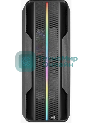 Компьютерный корпус Aerocool/Formula Splinter Duo-G-BK-v1 черный без БП mATX 2x120мм 2xUSB3.0 audio