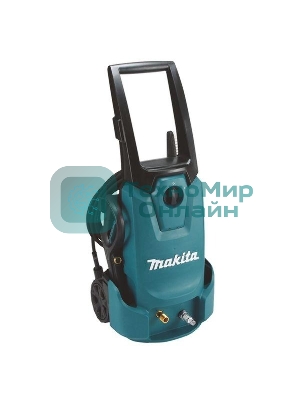 Мойка высокого давления Makita HW1200 1800Вт;100бар;420л/ч;шланг-10м;вес 11 кг