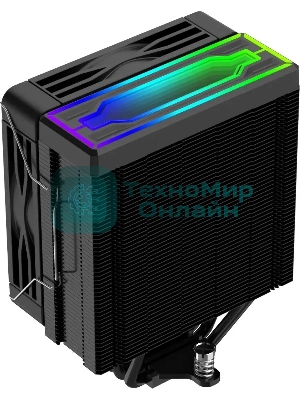 Кулер для процессора Bloody BD-AC205-ARGB1 ARGB черный, 120 мм, алюминий/медь, 1600 об/мин, 26 дБ, 4 pin, 205 Вт, 154 мм