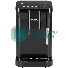 Кофемашина автоматическая Hyundai HAM-4001 черный, исп. кофе - молотый, 1.5 л, 1350 Вт, 20 Бар