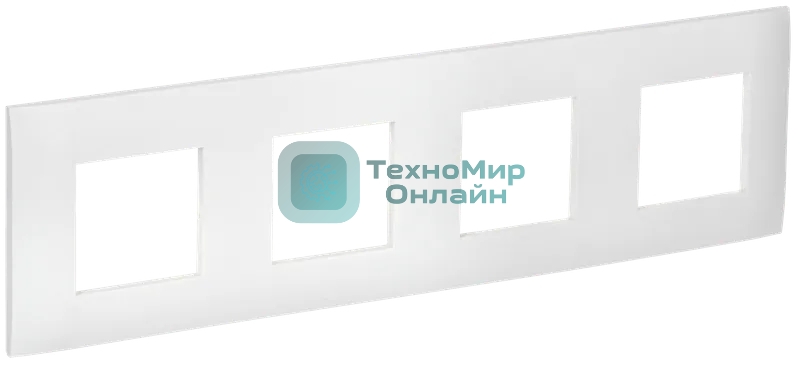 Рамка 4-м SKANDY SK-F04W арктич. бел. IEK SK-M42-K01