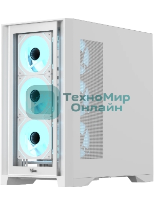Компьютерный корпус AeroCool/Formula V Line Air Power G8 White, ATX, Dual Front Panels, TYPE-C*1, USB3.0*1