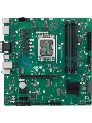 Материнская плата ASUS PRO B760M-C-CSM, LGA 1700, Intel B760, 4xDDR5, 4xSATA, 2xM.2, 1xPCIe 4.0 x16, 2xPCIe 3.0 x1, 1xVGA, 1xHDMI, 2xDP, 1x1Gb LAN, 2xUSB-A 5Gbps, 2xUSB-A 2.0, 3x3.5 мм, 7.1, mATX