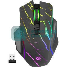 Мышь беспроводная Defender Uran GM-503 черный, 3200 dpi, радиоканал, USB, кнопки - 8