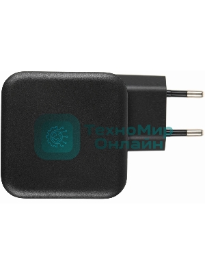 Блок питания TopON TOP-GaN-65WB автоматический 65W 5V-20V 3.25A 2xUSB от бытовой электросети LED индикатор