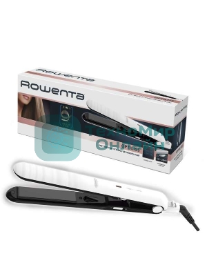 Выпрямитель для волос Rowenta Optiliss SF3210F0 белый/черный, 25 мм, 230 °C, 10 режимов