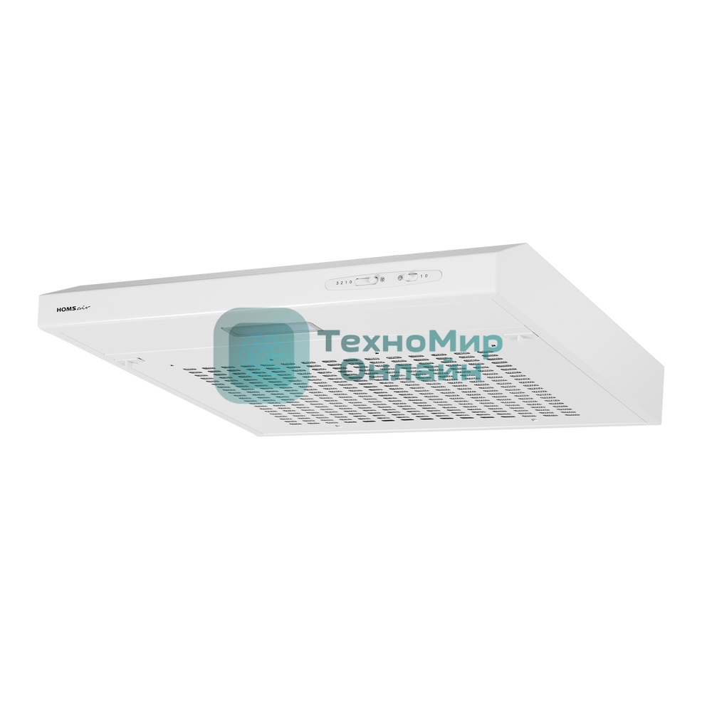 Вытяжка подвесная HOMSair Horizontal 50 белый, 50 см, 420 куб. м/ч, 45 дБ