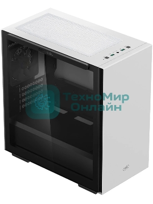 Компьютерный корпус Deepcool MACUBE 110 WH белый без БП ATX 1x120мм 2xUSB3.0 audio bott PSU