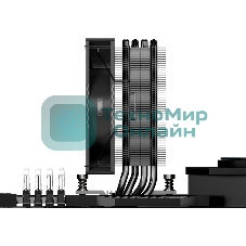 Устройство охлаждения (кулер) PcCooler RT400 BK Soc-AM5/AM4/1200/1700/1851 черный 4-pin 32dB Al+Cu 230W Ret (RT400-BKNWXX-GL)