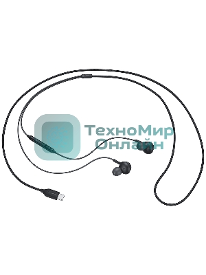 Проводные наушники Samsung EO-IC100 черный, внутриканальные, USB Type-C, встроенный микрофон