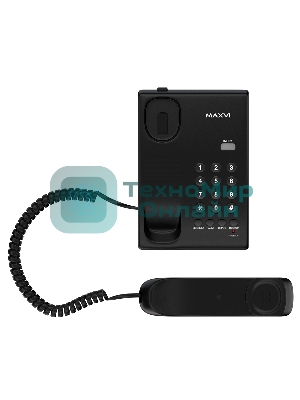 Проводной телефон MAXVI CS-02 черный