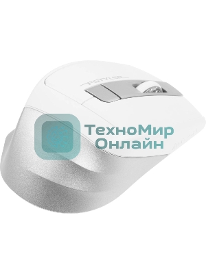 Мышь беспроводная A4Tech Fstyler FB35 белый/серый, 2000 dpi, радиоканал, Bluetooth, USB, кнопки - 6