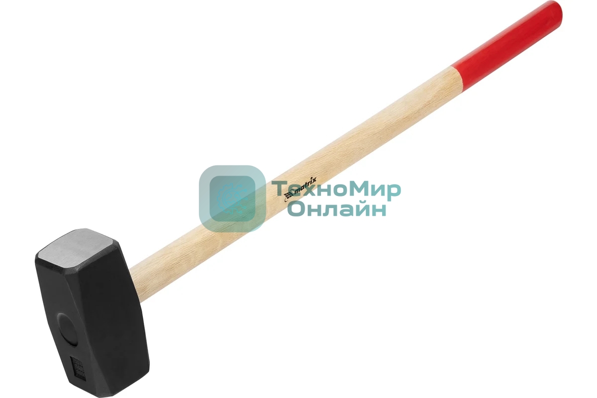 Кувалда Matrix 11038 8000 г, кованая головка, деревянная рукоятка 900 мм