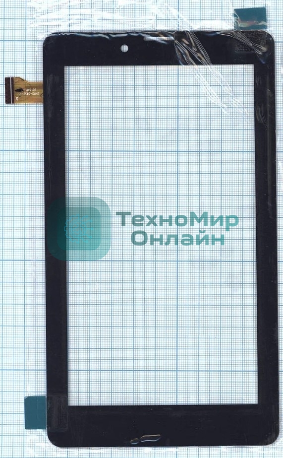Сенсорное стекло (тачскрин) ZHPG-0452-R1, черное