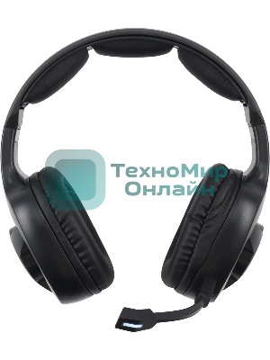 Гарнитура беспроводная/проводная с микрофоном Оклик HS-L575G черный накладные BT оголовье (1895253)